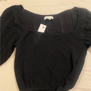 Black Topshop knit shirt